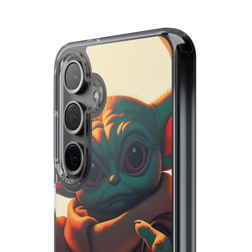 Cute Baby Yoda Clear Phone Case, Mandalorian Gift, Star Wars Case, Geeky Phone - Picture 86 of 124
