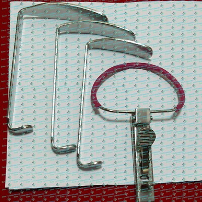 McIvor Mouth Gag Set with Frame and 3 blades