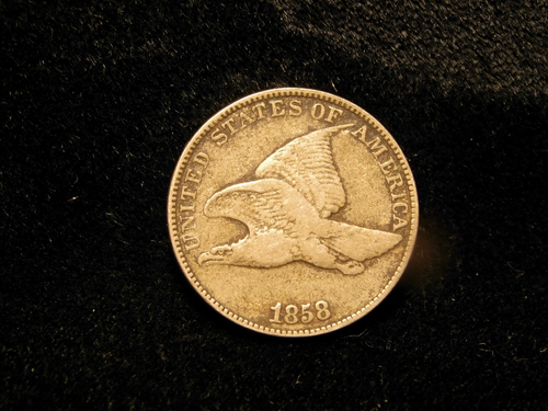 1858 Flying Eagle Cent - Large Letters