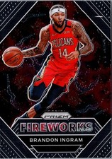 Brandon Ingram-2020/21 Panini Prizm Fireworks #8 Pelicans