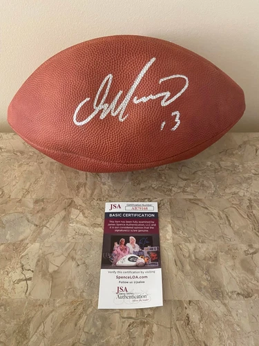 DAN MARINO AUTOGRAPHED OFFICIAL WILSON NFL FOOTBALL W/TAGS JSA COA AUTO DOLPHINS