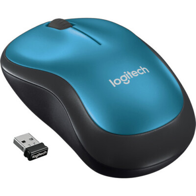 Logitech M185 Wireless Mouse, Blue NEW  FREE SHIPPING