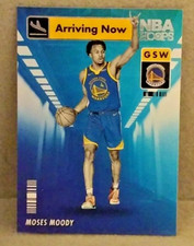 2021-22 Panini NBA Hoops Moses Moody #20 - Arriving Now - Rookie - Warriors