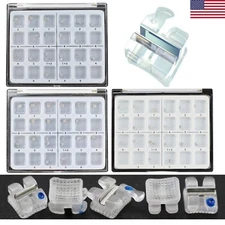 3M Clarity Style Dental Orthodontic Metal Slot Ceramic Bracket Roth MBT 022 018