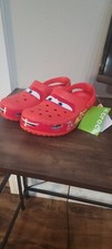 Disney Pixar Lightning McQueen Crocs Men s Size 8 - Brand New - No Light Up -