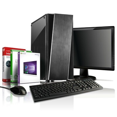 PC Komplett Set AMD RYZEN 7 1700X 8x 3.80GHz 32GB DDR4 512GB SSD Windows 10 TFT