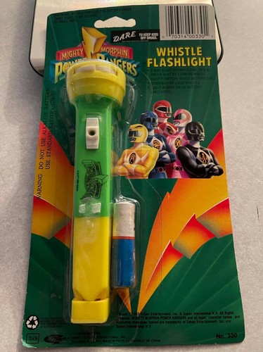 POWER RANGERS 1993 FISCHIETTO-TORCIA RARA nuovo in confezione SIGILLATA. COLLEZIONISTI - Foto 6 di 6