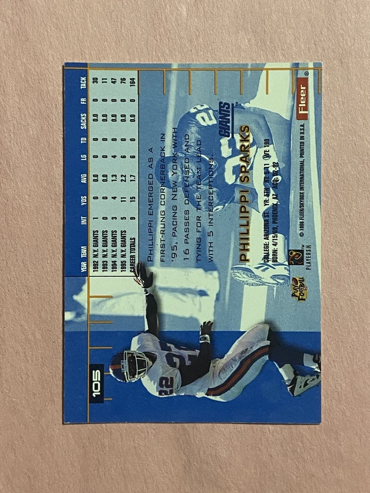 Phillipi Sparks 1996 Fleer Ultra IP Auto Autograph - Image 2 of 2