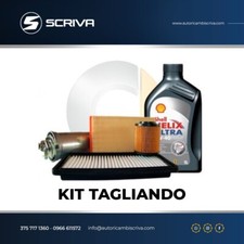 KIT TAGLIANDO 5 LT OLIO 5W40 +4 FILTRI KIA Rio II 1.5 CRDI 16V dal 2005