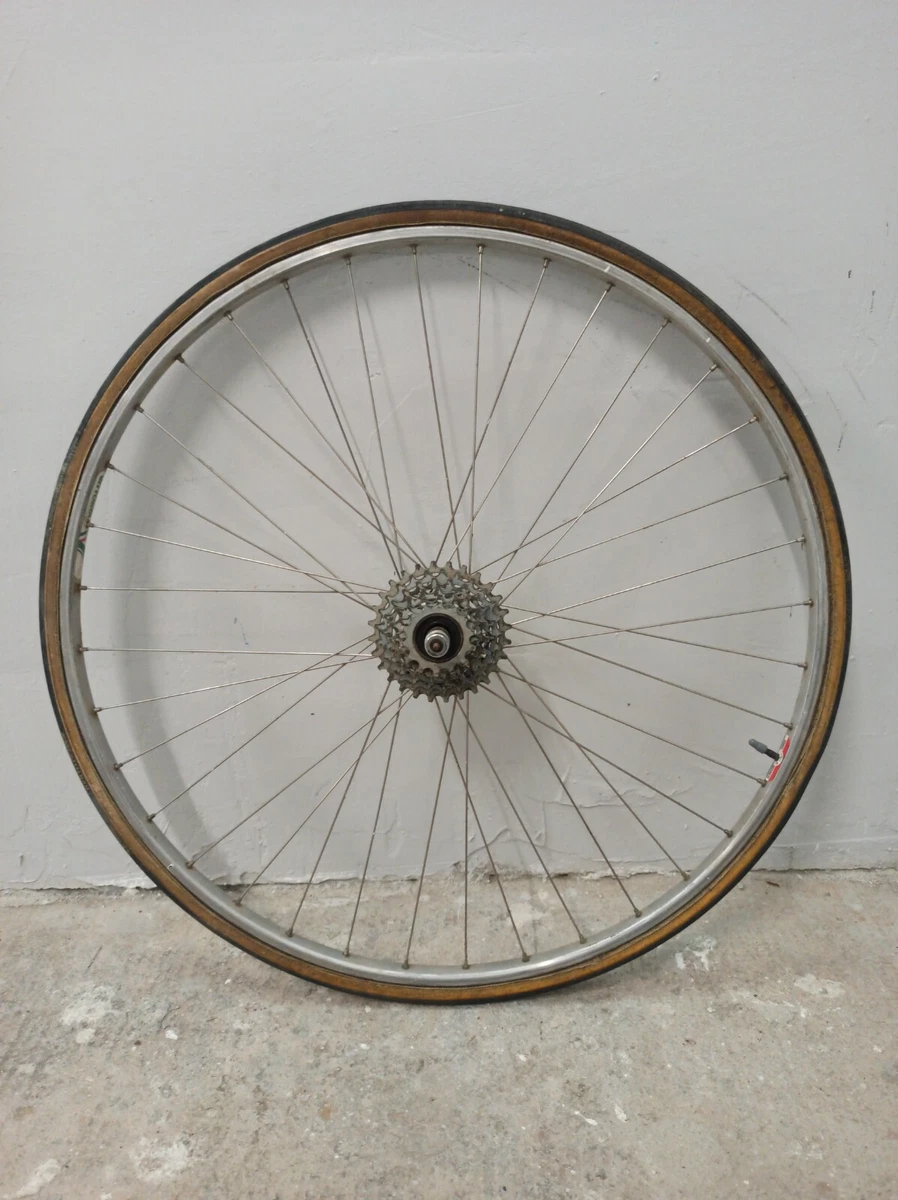 Ruota posteriore 28 per bici da trekking / v-brake / a filetto