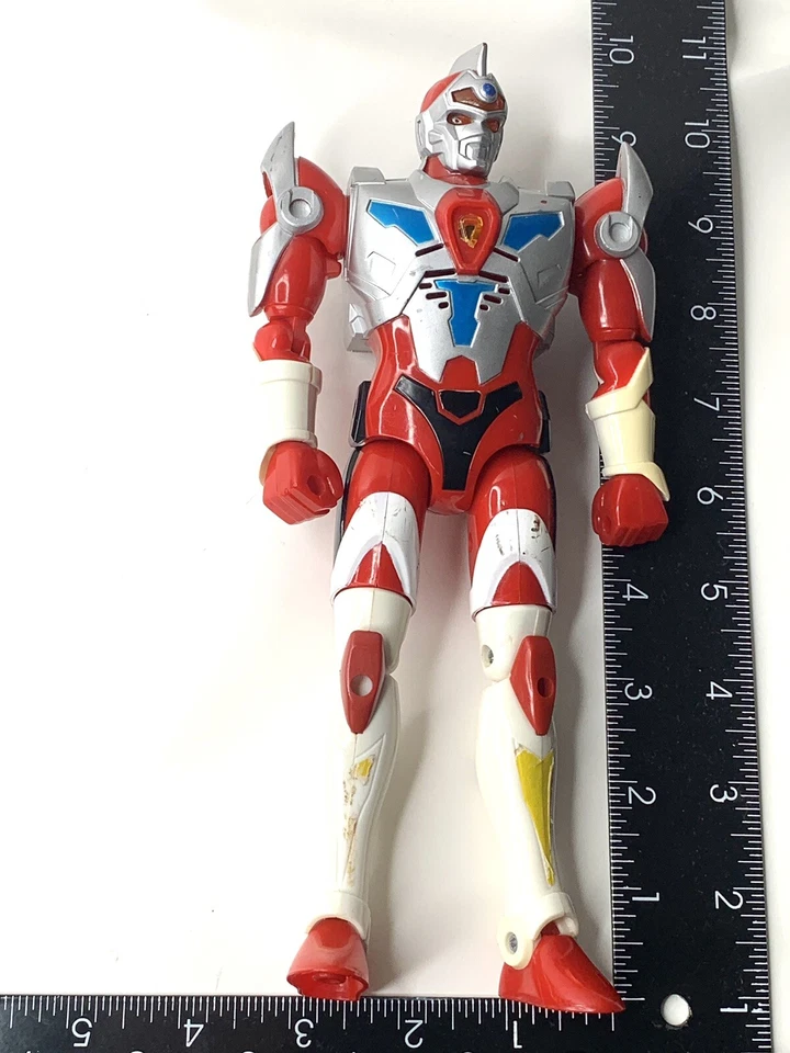 9-дюймовая экшн-фигурка Ultraman Superhuman Samurai игрушка Gridman винтаж 1994 Playmates - Изображение 4 из 4