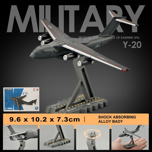 1/200 J-20 Military Fighter Jets J-31 Y-20 Transport Plane Miniature Model Alloy - Picture 12 of 14
