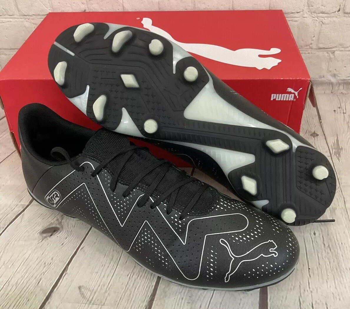Puma 107377 02 Future Play FG/AG Mens Soccer Shoes Puma Black Puma