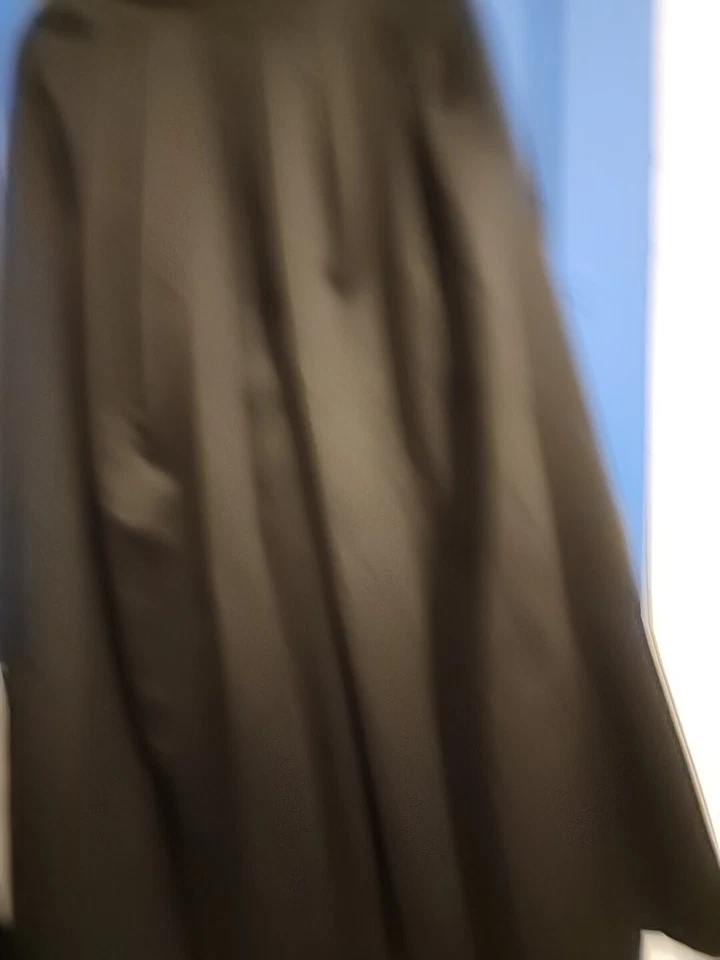 Falda de corbata negra vintage Oleg Cassini Neiman Marcus para mujer 4 negra larga elegante  Foto 4 de 4