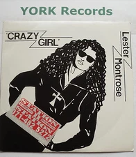LESTER MONTROSE - Crazy Girl - Excellent Condition 7" Single Ingy Potts LM37H18