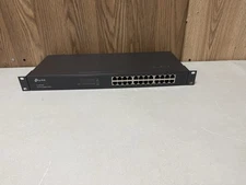TP-Link TL-SG1024 24 Port Gigabit Ethernet Switch-Fully Tested w/Pwr Cbl & RMK