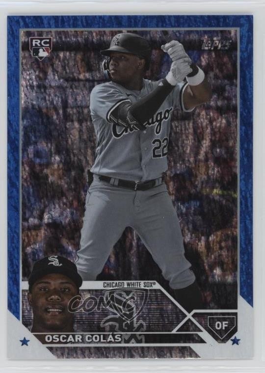 2023 Topps Series 2 Blue Foil /999 Oscar Colas Oscar Colás #545 sh7