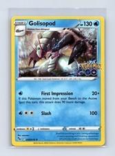 Golisopod 026/078 Holo Rare Pokemon GO Pokemon Holo Lightly Played