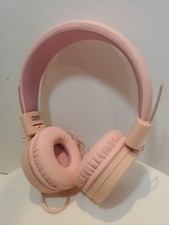 NOOT Pink Kids Headphones - K11 Foldable Tangle-Free 3.5mm Jack Wired - WORKING