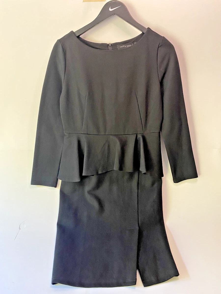 green emerald velvet dress Nmoder Women Casual Midi Semi Formal Fit and Flare 3/4 Sleeve A-line Wrap  Empire Waist Dress for Church Work Wedding Guest Cocktail Dresses Black 3XL  at Amazon Women's Clothing store