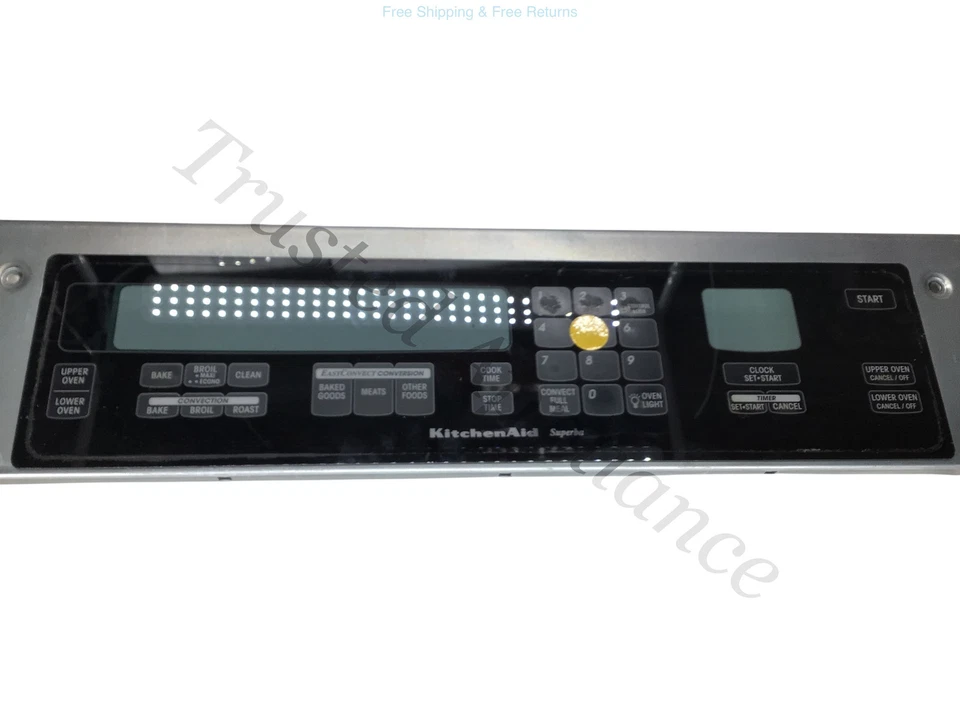 KitchenAid Double Oven Control Panel 8302638 - Image 2 of 4