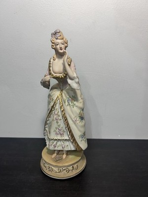 Vintage 1992 Sylva China Continental Collection Rococo Lady Figurine Statue