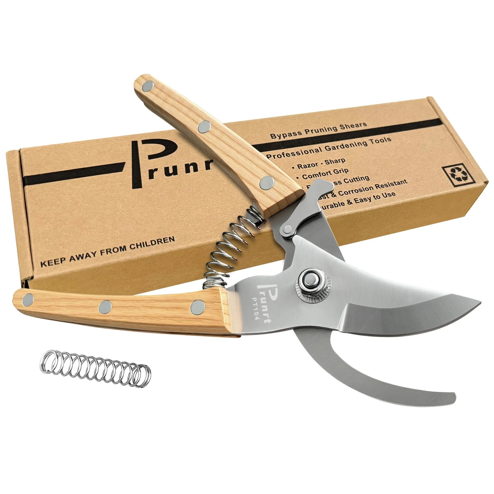 Pruning Shears for Gardening - 7.5" Hand Pruners with High Carbon Steel Blade...
Opens in a new wind