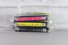 Lot of 3 Genuine EPSON 410 Ink Cartridges - Black  Yellow  Magenta - OEM