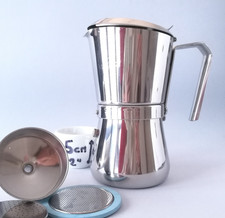 UNUSED Caffettiera Giannini Giannina 6/3 MAI USATA VINTAGE moka FUORI PRODUZIONE