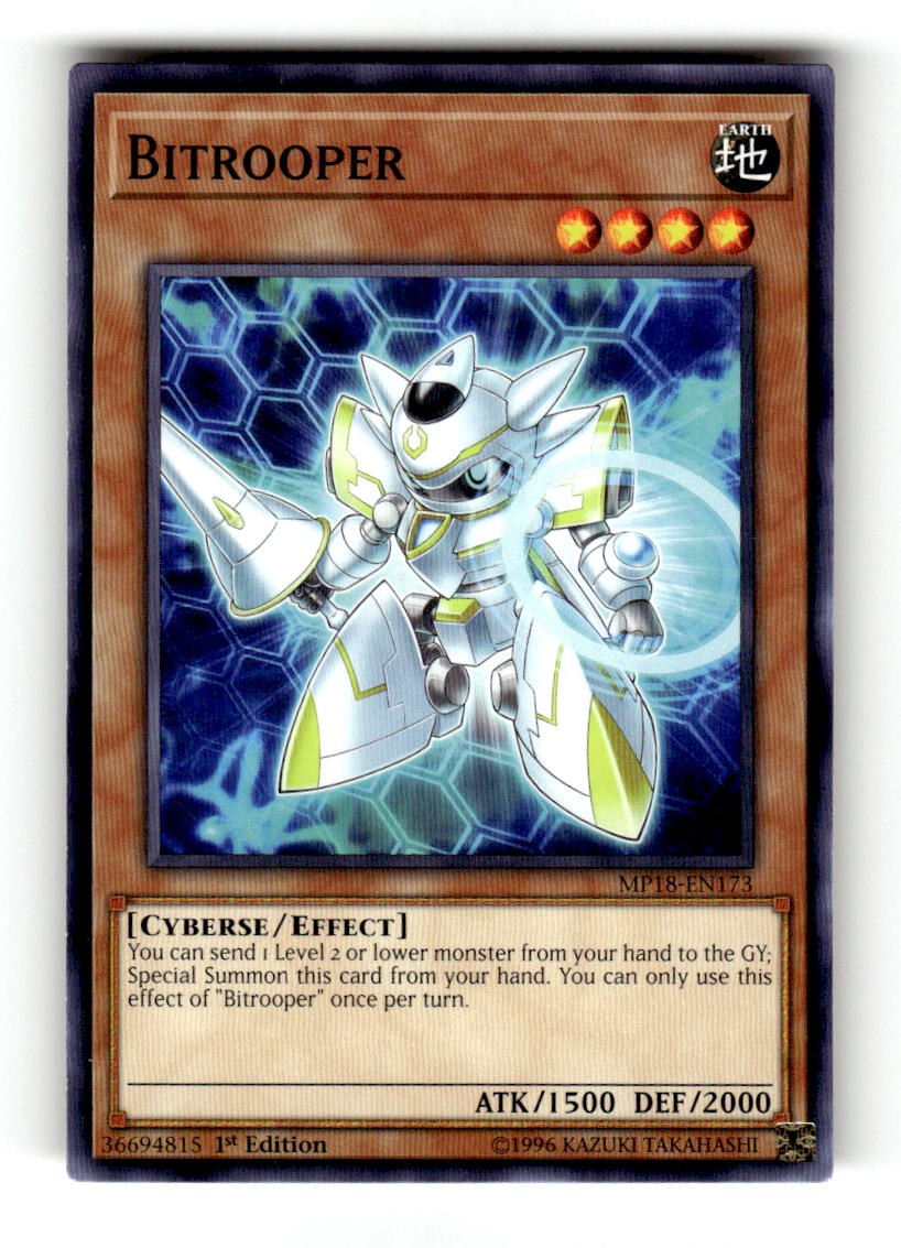 Bitrooper MP18-EN173 C 2018 Mega-Tins Mega Pack Yu-Gi-Oh 1st Edition NM