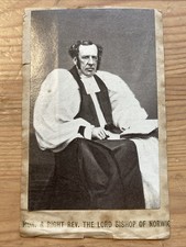 Victorian CDV Photo Rev Lord Bishop of Norwich