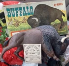 ORIGINAL 1967 MARX JOHNNY WEST SERIES NO. 2033 HP BUFFALO WITH ORIGINAL BOX