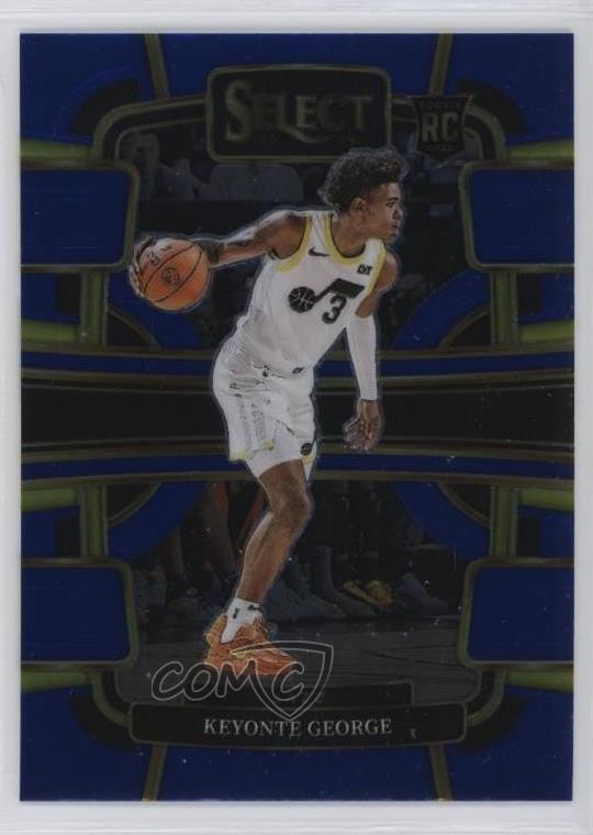 2023-24 Panini Select Concourse Blue Keyonte George #75 Rookie RC