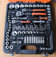 Bahco S138 1/4″, 3/8″ & 1/2″ Drive 138 Pce Socket, Spanner Crowfoot Set Tool Kit