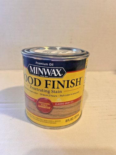Miniwax  Classic Gray, Interior Oil Based Wood Finish, Stain, 8 oz