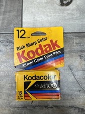 Kodak Kodacolor 12 Exp 35mm Film Gold 100 GA 135-12 Expired 1991 -1 Sealed Roll