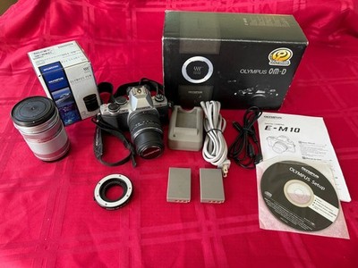 Olympus OM-D E-M10 16.1MP Body  with 14-42mm and 40-150mm zoom lenses