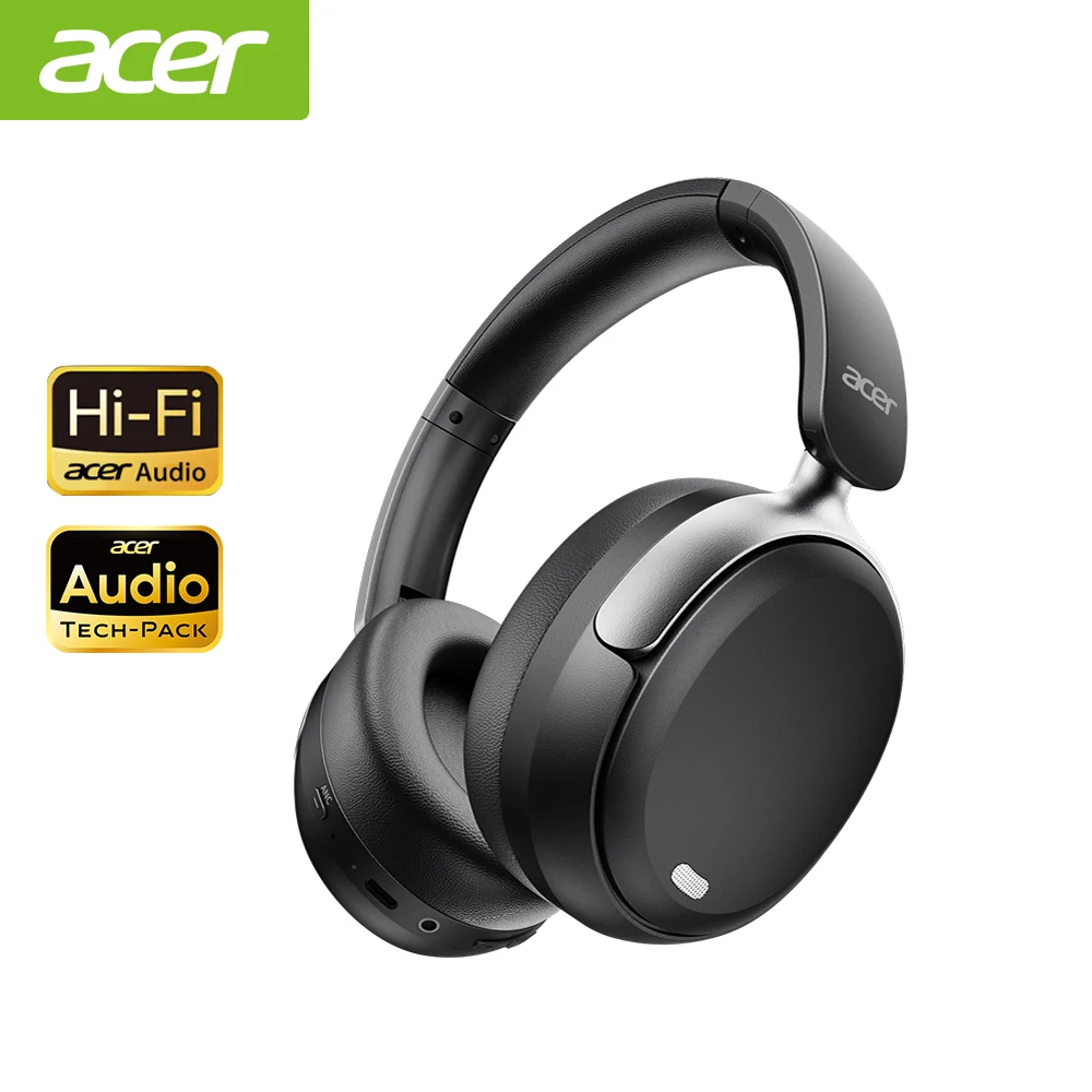 OHR516 ANC Wireless Bluetooth 5.4 Headphones with 48dB Noise Cancellation 40mm Drivers