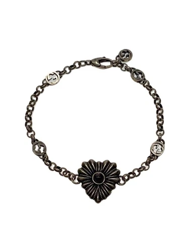 Bracciale Gucci ad incastro G Argento Ag 925 misura 18