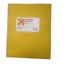 2 Pocket Poly Portfolio Yellow Plastic Folders Up Up Set Of 12 Pc