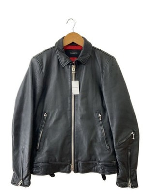 Nano Universe Single Rider Jacket/S/Sheep Leather/Blk/Plain/Nuc53Lo0531Sh/ Null
