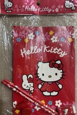 Hello Kitty Sanrio 6 piece Novelty Stationery Set 2000 NEW Notebook eraser