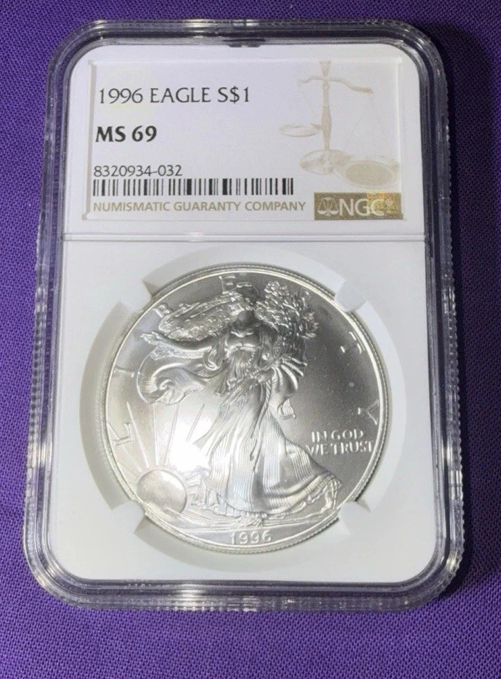 1996 American Eagle Silver Bullion Coins for sale | eBay