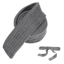 JJUNW Bath Robe Belt Replacement, 71in x 2in Unisex Flannel 0-1, Grey