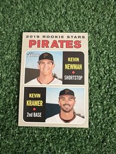 2019 Topps Heritage Rookie Stars Kevin Newman Kevin Kramer #372 RC Pirates AG1