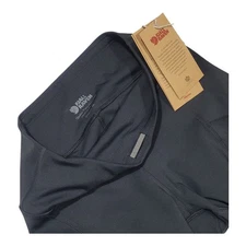 Fjallraven Abisko Trekking Tights Women's MEDIUM Solid Black Hiking Pants NWT