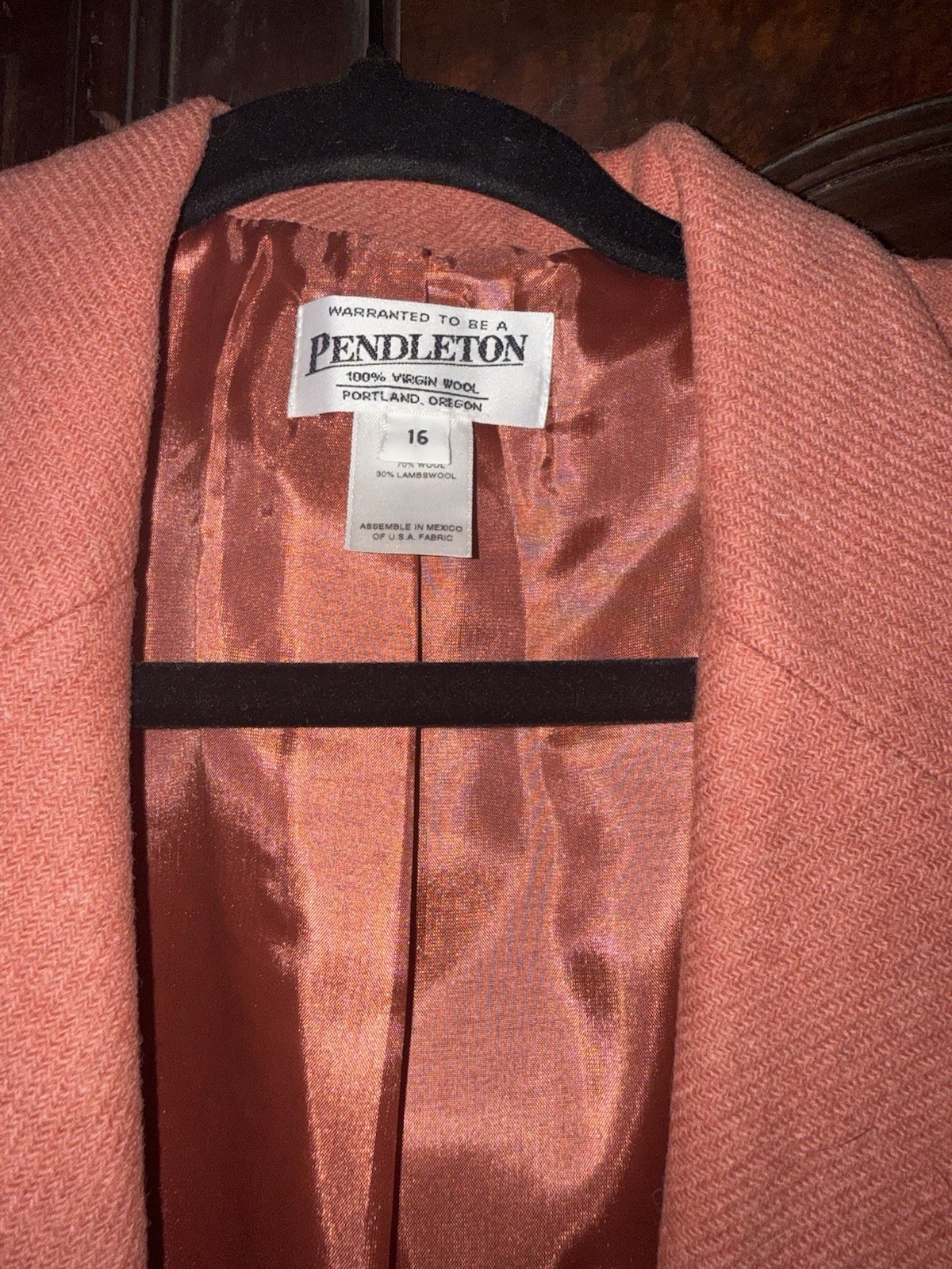Pendleton Button Collared Lined Blazer Mid-Length… - image 2