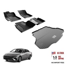 Floor Mats Fit for Hyundai Floor Mats Cargo Liner for 2021-2026 Elantra