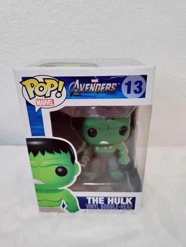 Funko Pop Marvel Avengers #13 The Hulk Vinyl Bobble-Head, Unopened, Box Damage