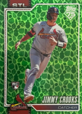 Jimmy Crooks Topps Series 1 2026 Green Foil